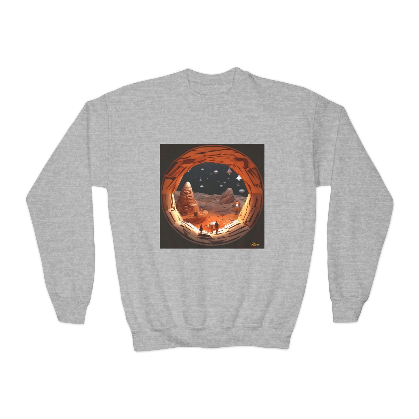 Elons' Dream Series Print #4 Youth Crewneck Sweatshirt