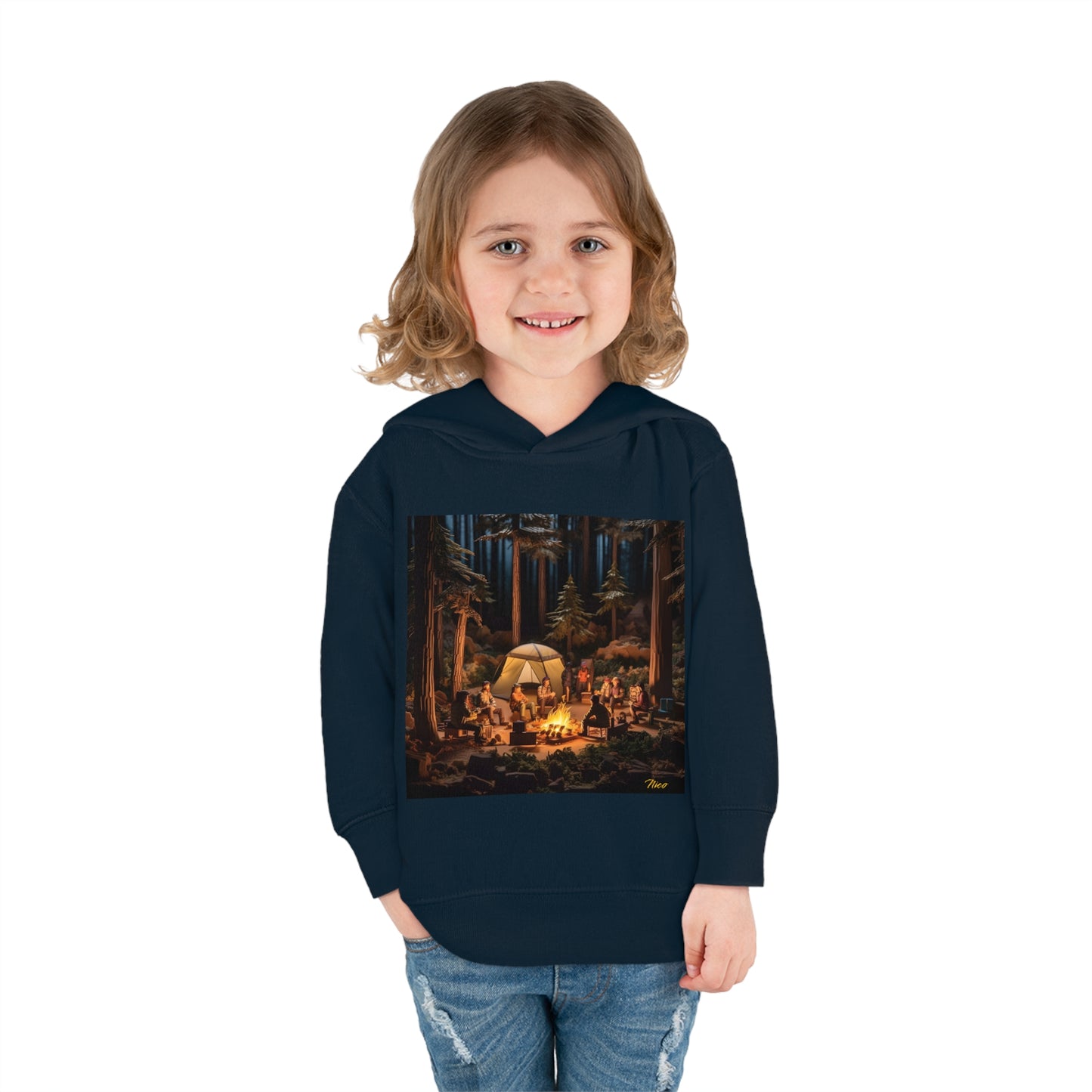 Under The Starry Skies Series Print #4 Toddler Pullover Fleece Hoodie