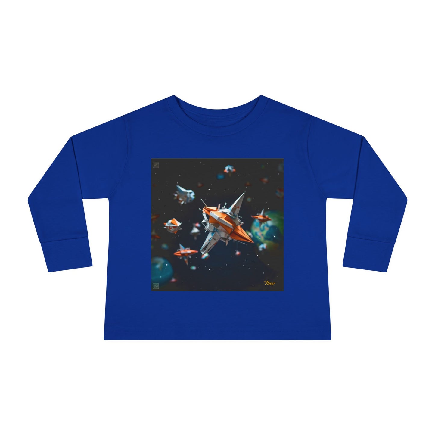 Elons' Dream Series Print #1 Toddler Long Sleeve Tee