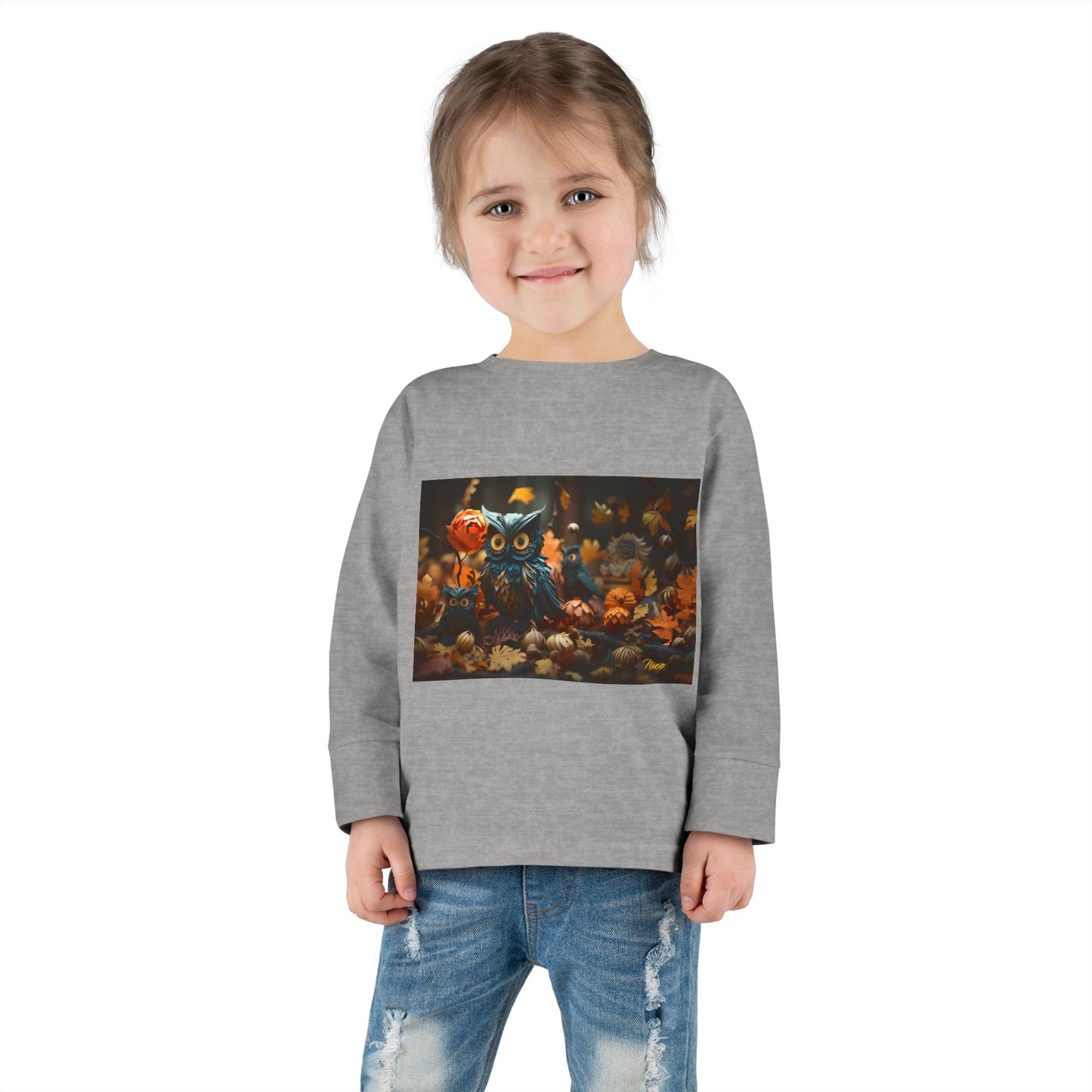 Halloween 2024 Series Print #8 Toddler Long Sleeve Tee