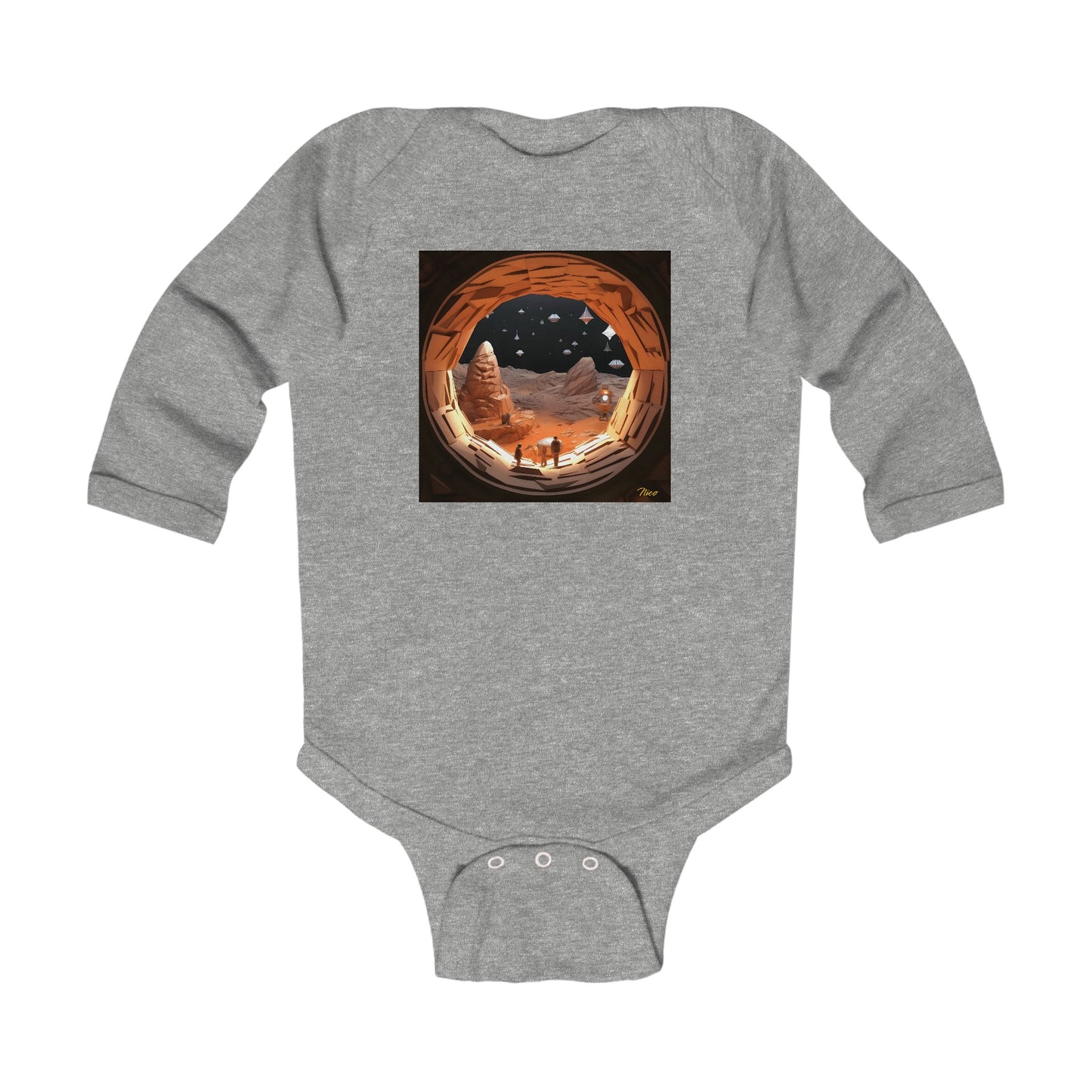 Elons' Dream Series Print #4 Infant Long Sleeve Bodysuit