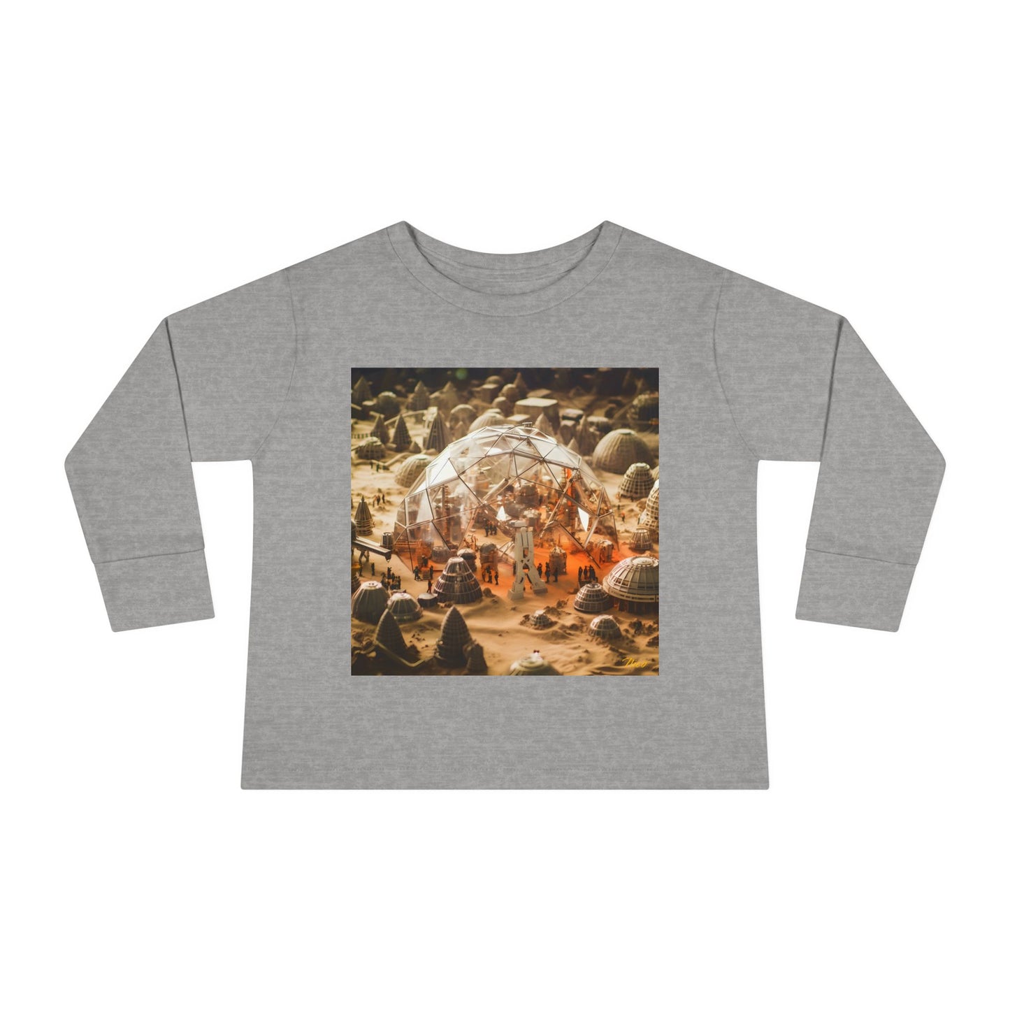 Elons' Dream Series Print #9 Toddler Long Sleeve Tee