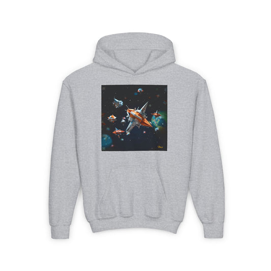 Elons' Dream Series Print #1 Youth Heavy Blend Hooded Sweatshirt