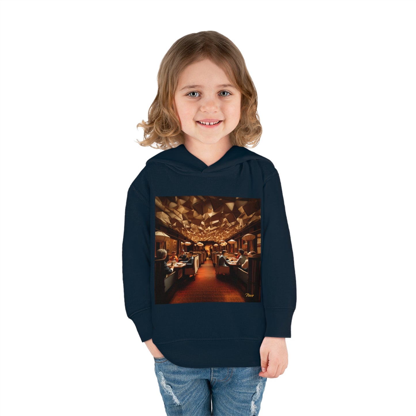 Orient Express Series Print #2 Toddler Pullover Fleece Hoodie