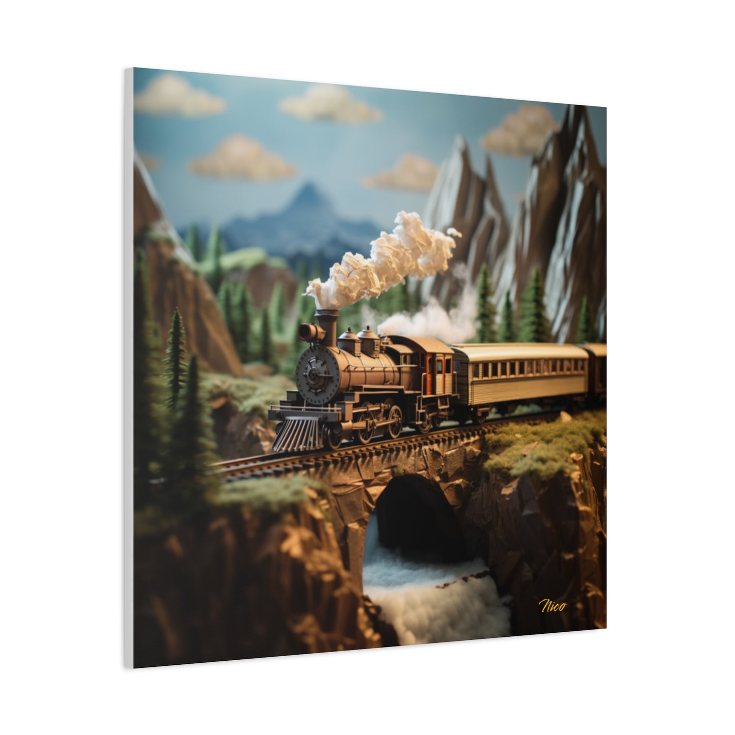 Orient Express Series Print #5 - Streched Matte Canvas Print, 1.25" Thick