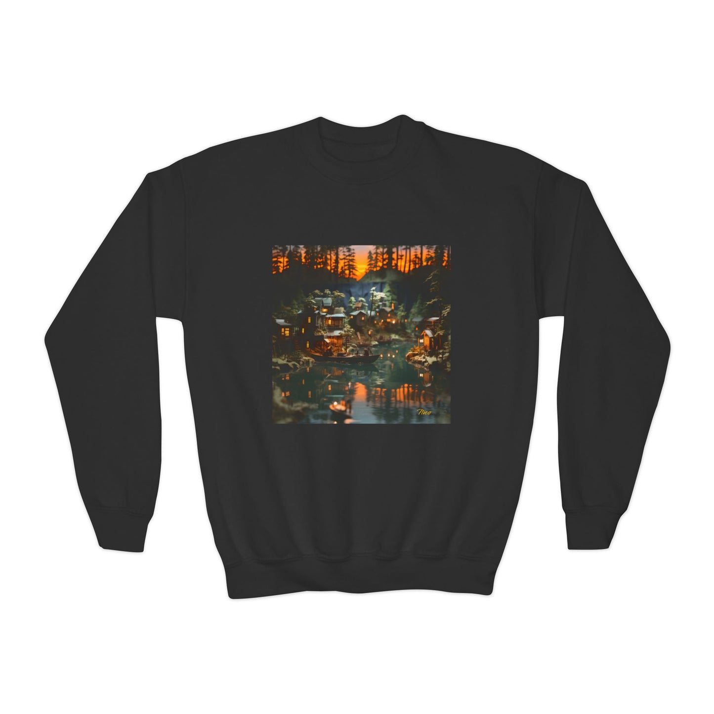 Born On A Bayou Series Print #2 Youth Crewneck Sweatshirt