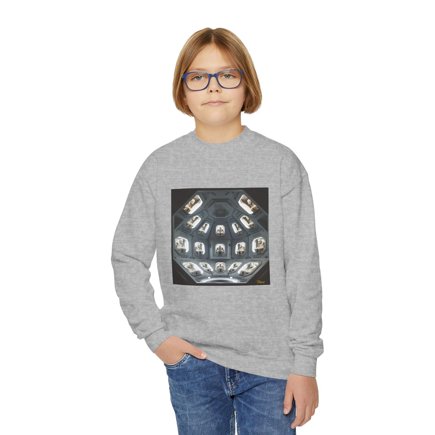 Elons' Dream Series Print #2 Youth Crewneck Sweatshirt