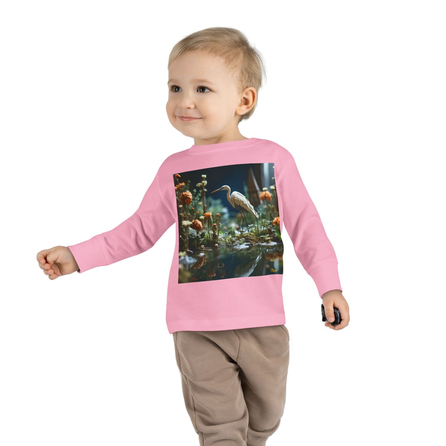 Born On A Bayou Series Print #1 Toddler Long Sleeve Tee