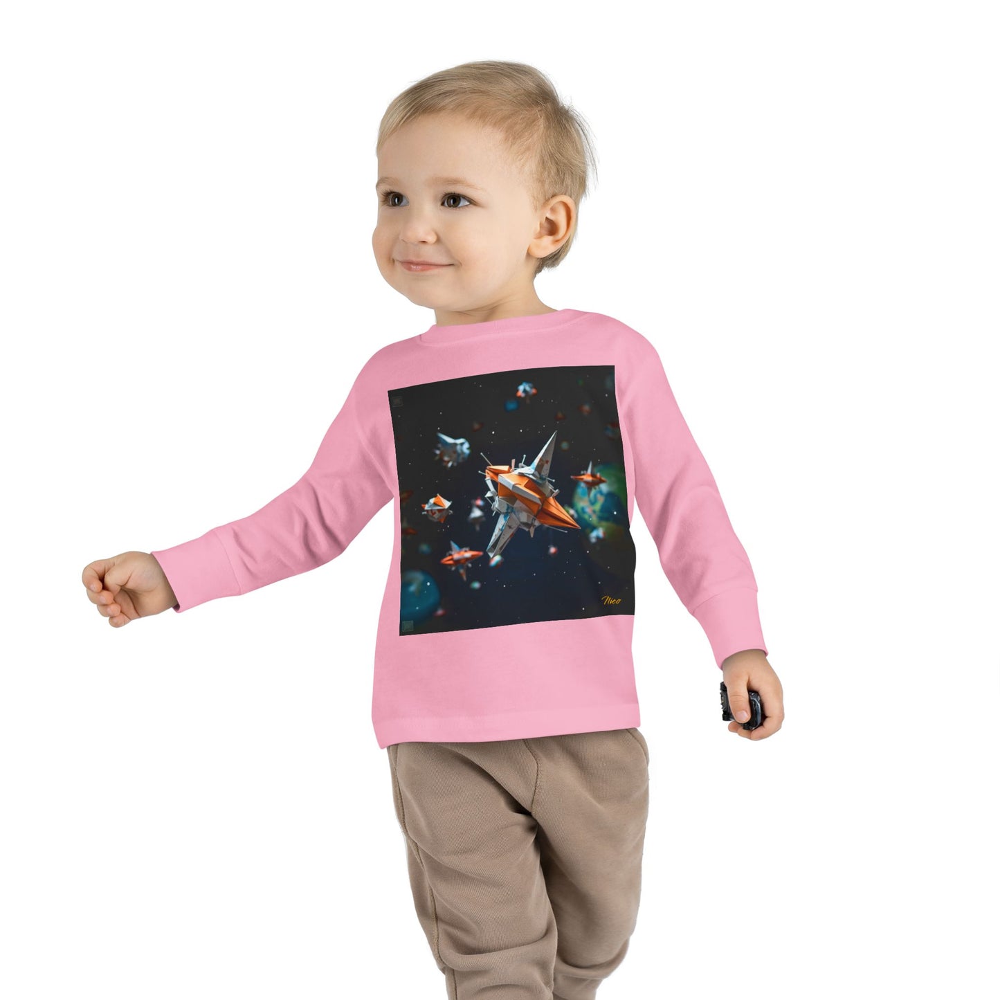 Elons' Dream Series Print #1 Toddler Long Sleeve Tee