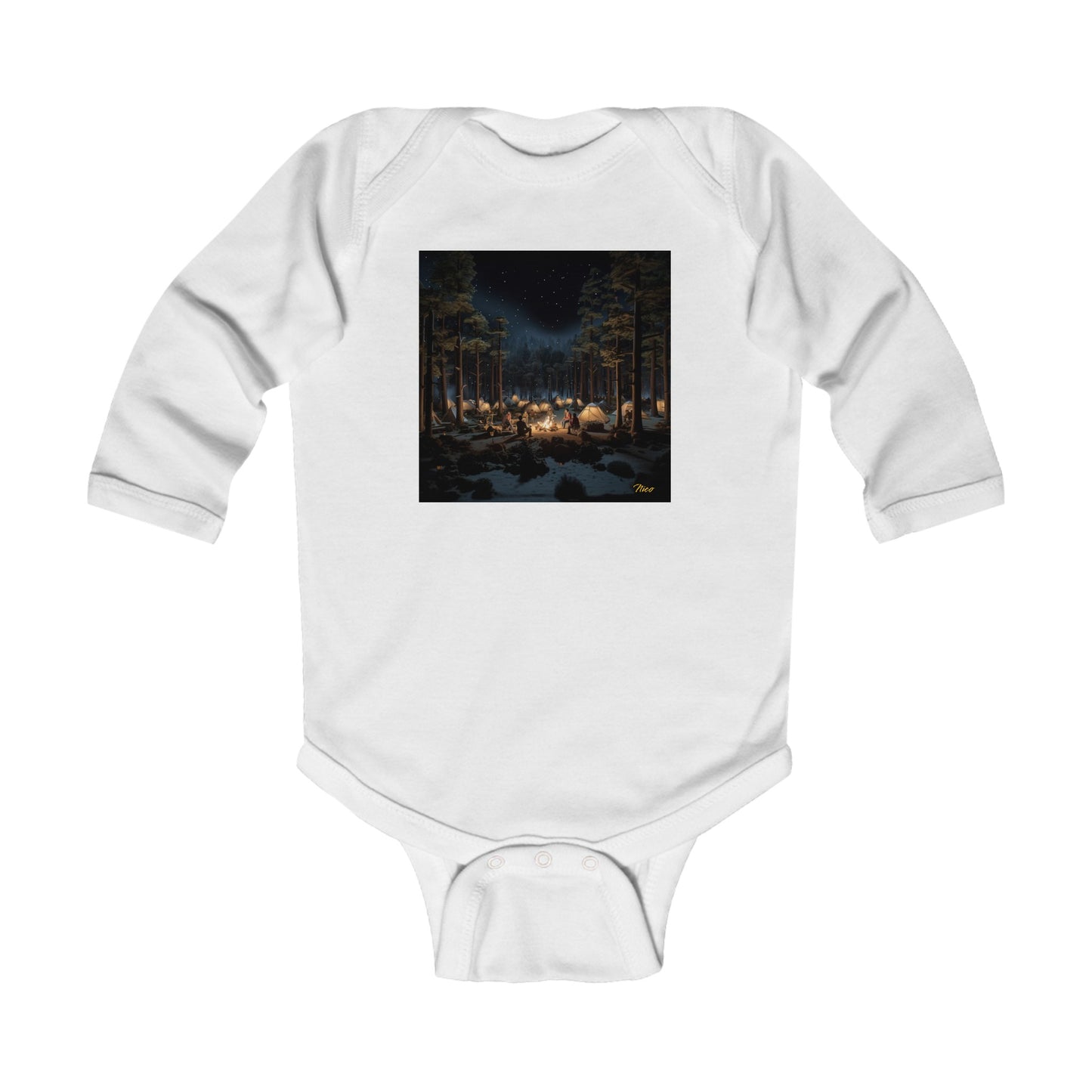 Under The Starry Skies Series Print #5 Infant Long Sleeve Bodysuit