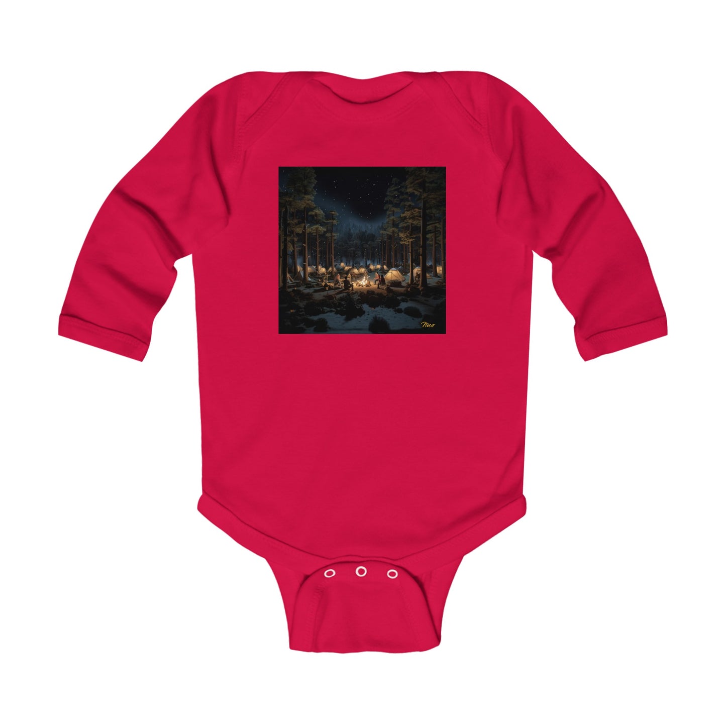 Under The Starry Skies Series Print #5 Infant Long Sleeve Bodysuit