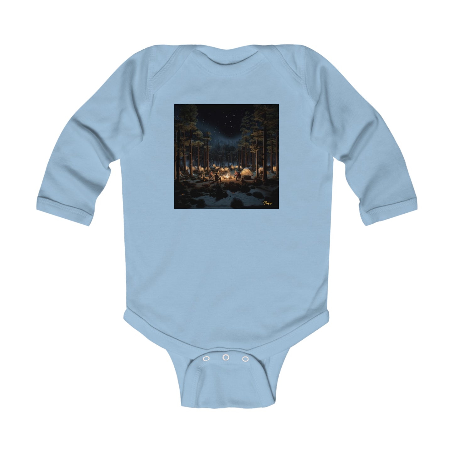 Under The Starry Skies Series Print #5 Infant Long Sleeve Bodysuit