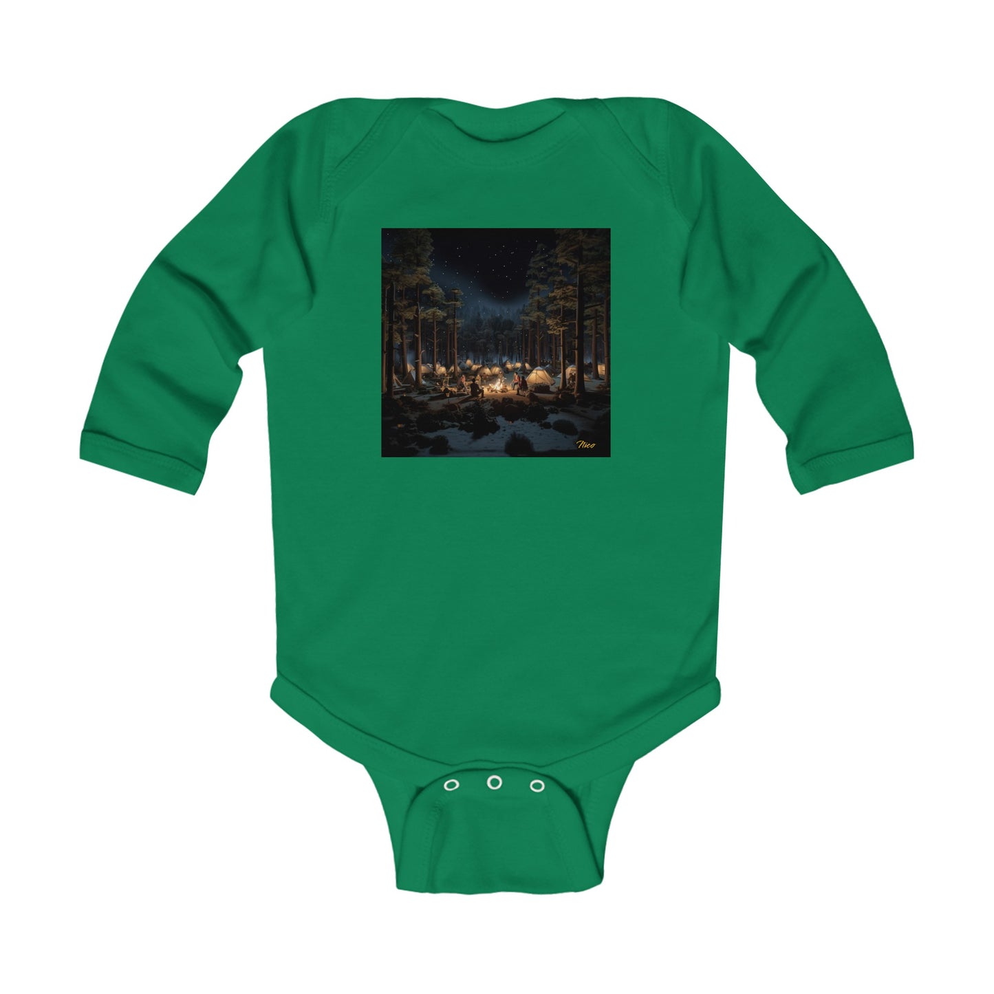 Under The Starry Skies Series Print #5 Infant Long Sleeve Bodysuit