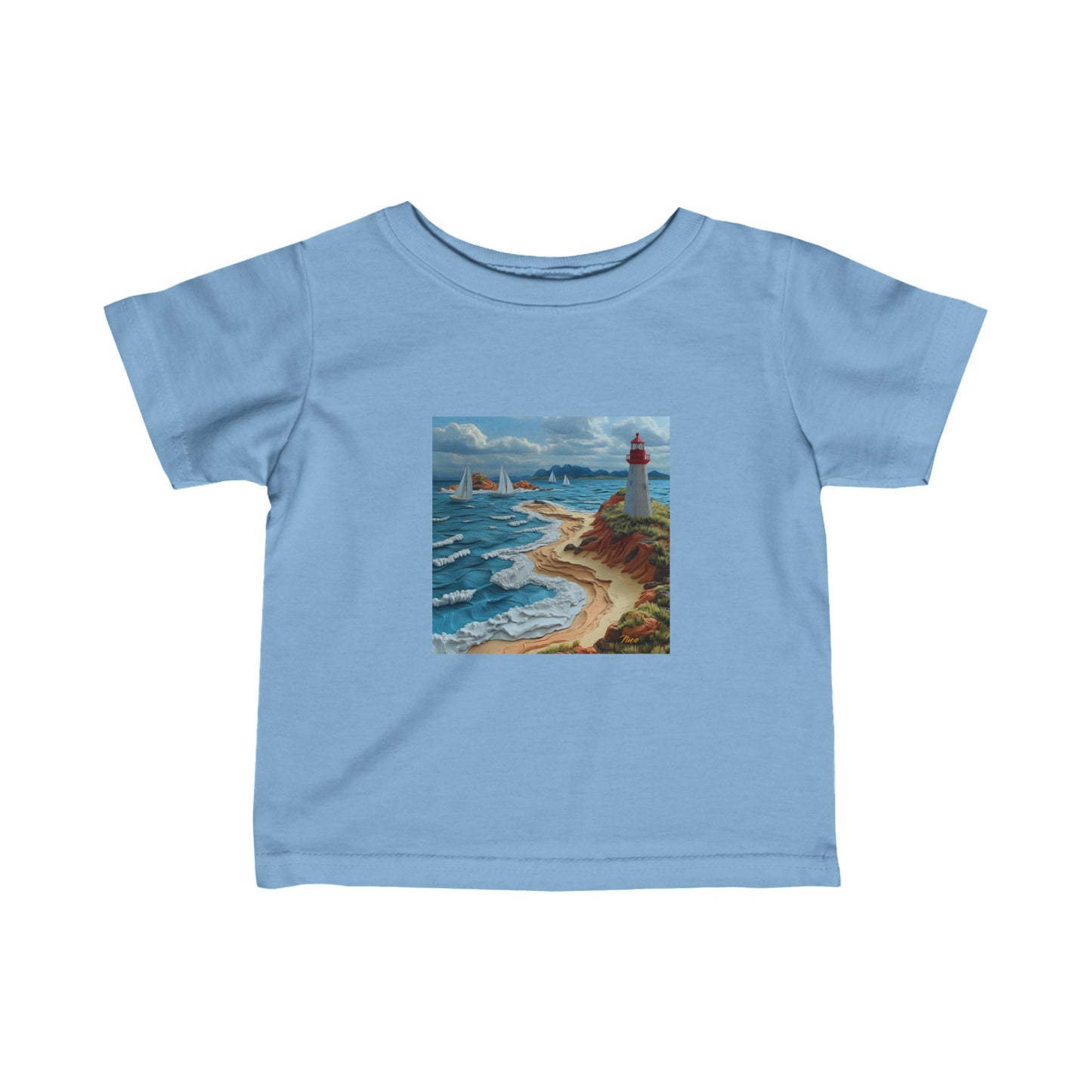 By The Seaside Series Print #4 Infant Fine Jersey Tee