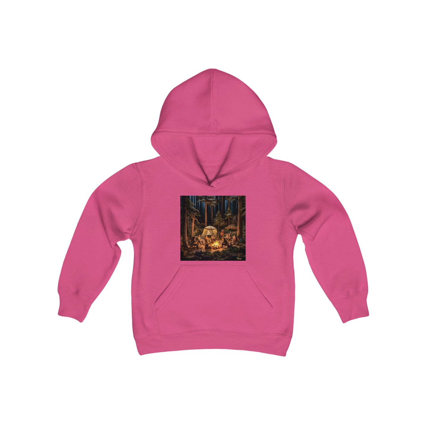 Under The Starry Skies Series Print #4 Youth Heavy Blend Hooded Sweatshirt