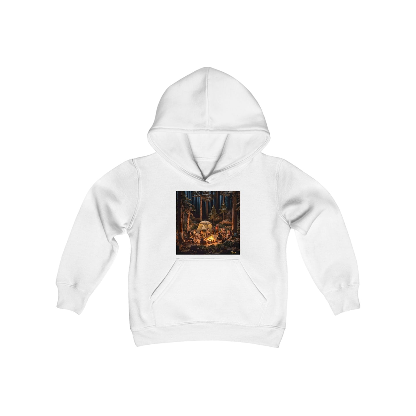 Under The Starry Skies Series Print #4 Youth Heavy Blend Hooded Sweatshirt