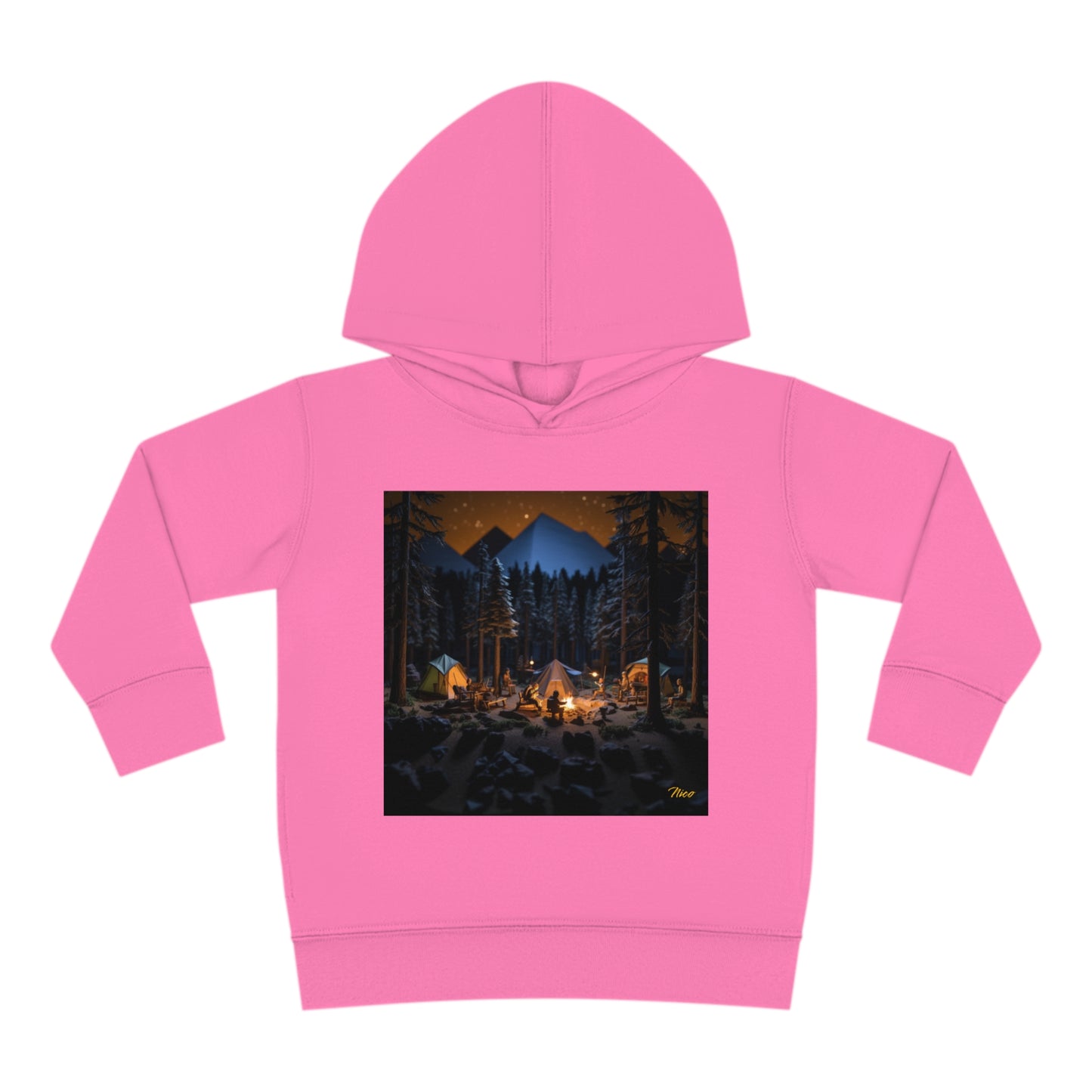 Under The Starry Skies Series Print #1 Toddler Pullover Fleece Hoodie