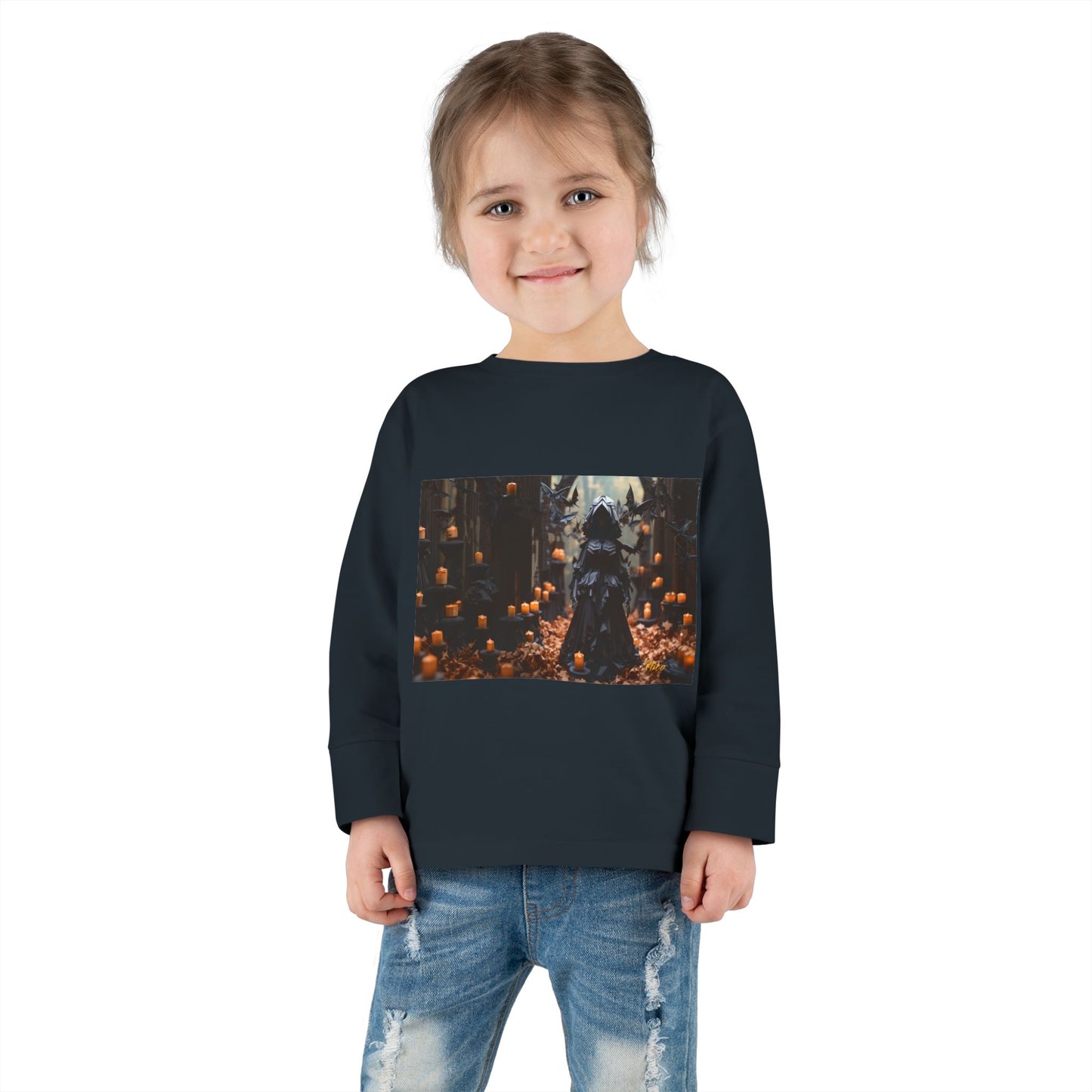 Halloween 2024 Series Print #5 Toddler Long Sleeve Tee