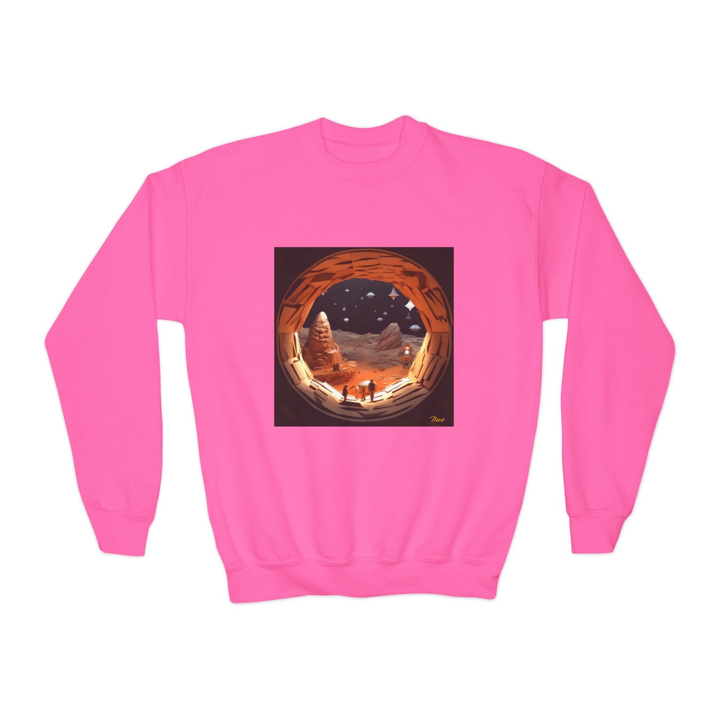 Elons' Dream Series Print #4 Youth Crewneck Sweatshirt