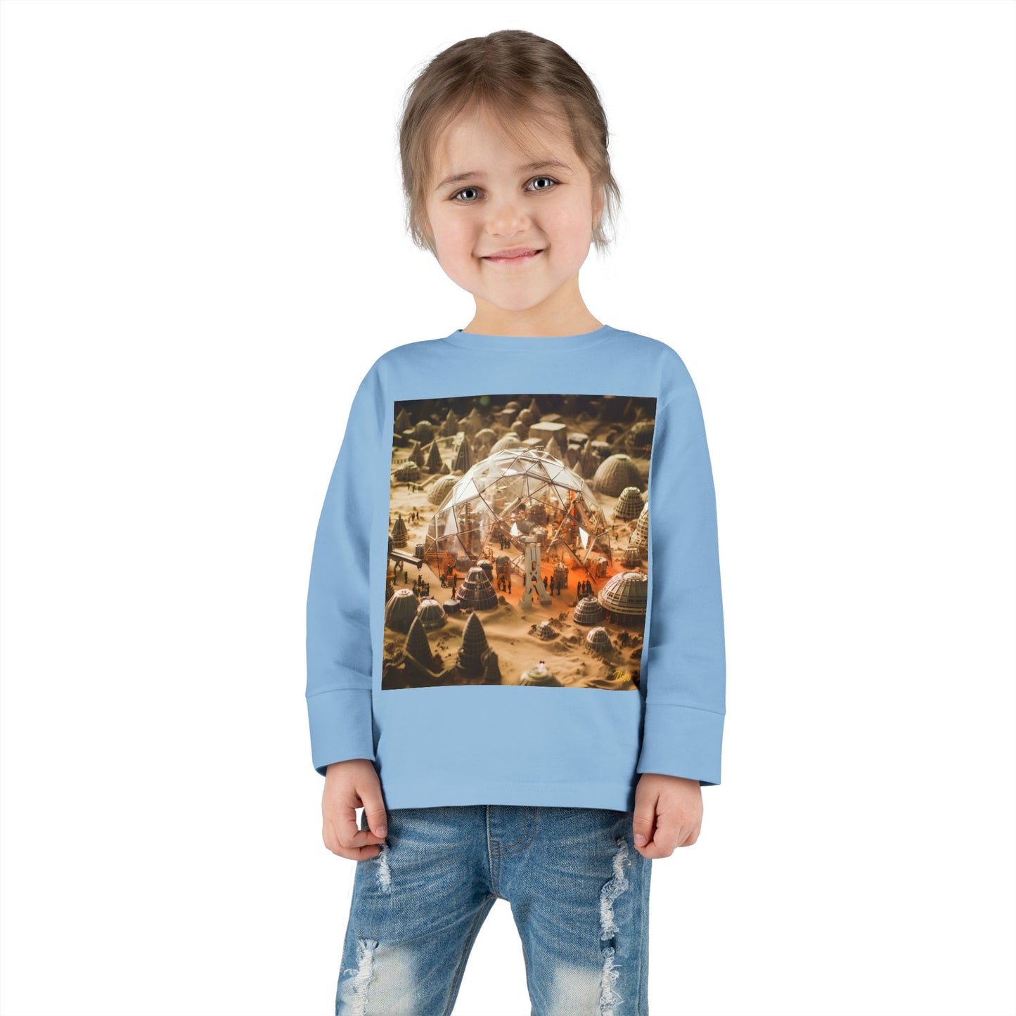 Elons' Dream Series Print #9 Toddler Long Sleeve Tee