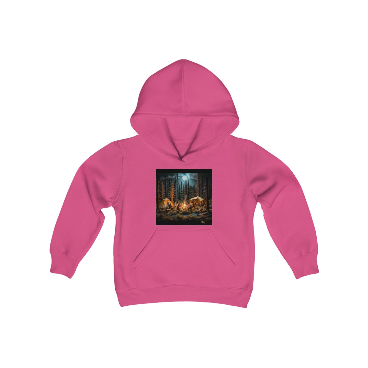 Under The Starry Skies Series Print #8 Youth Heavy Blend Hooded Sweatshirt