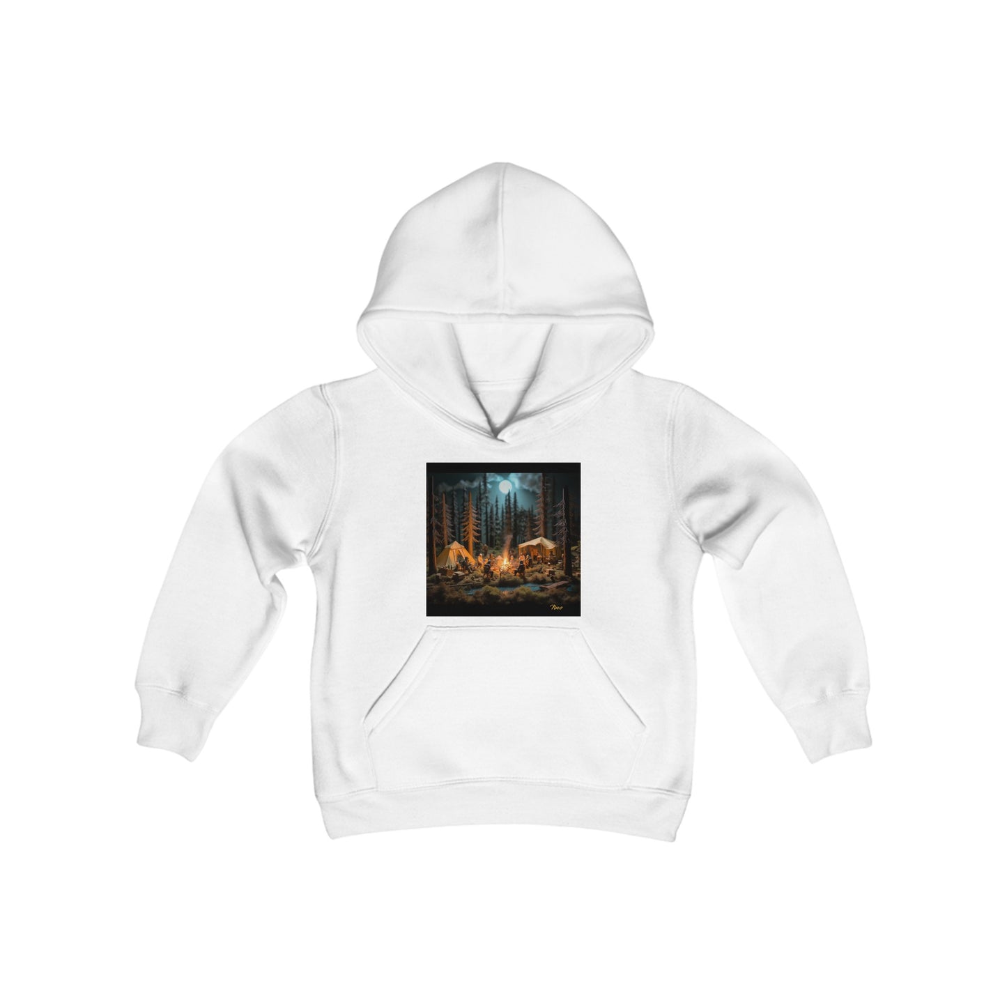 Under The Starry Skies Series Print #8 Youth Heavy Blend Hooded Sweatshirt