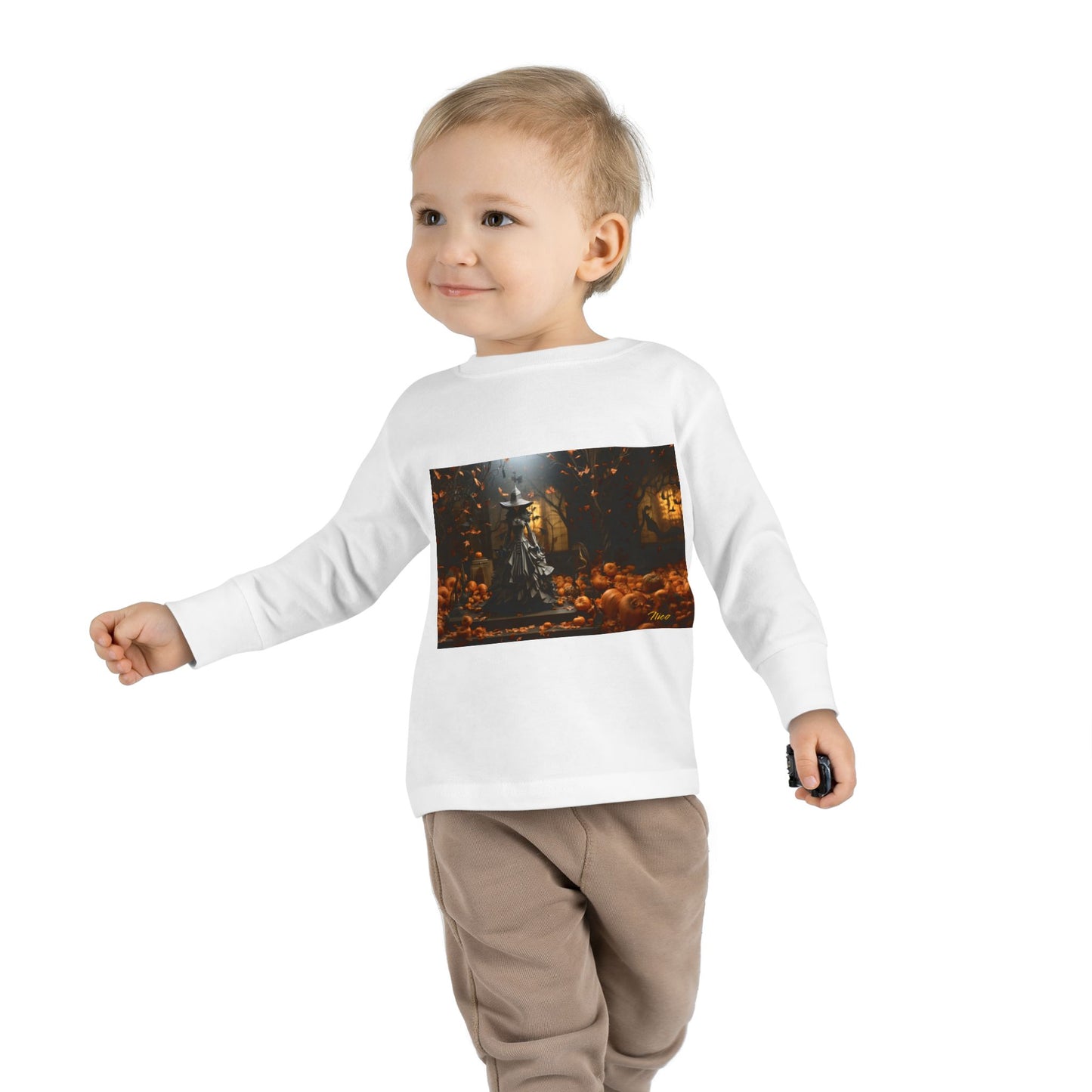 Halloween 2024 Series Print #10 Toddler Long Sleeve Tee