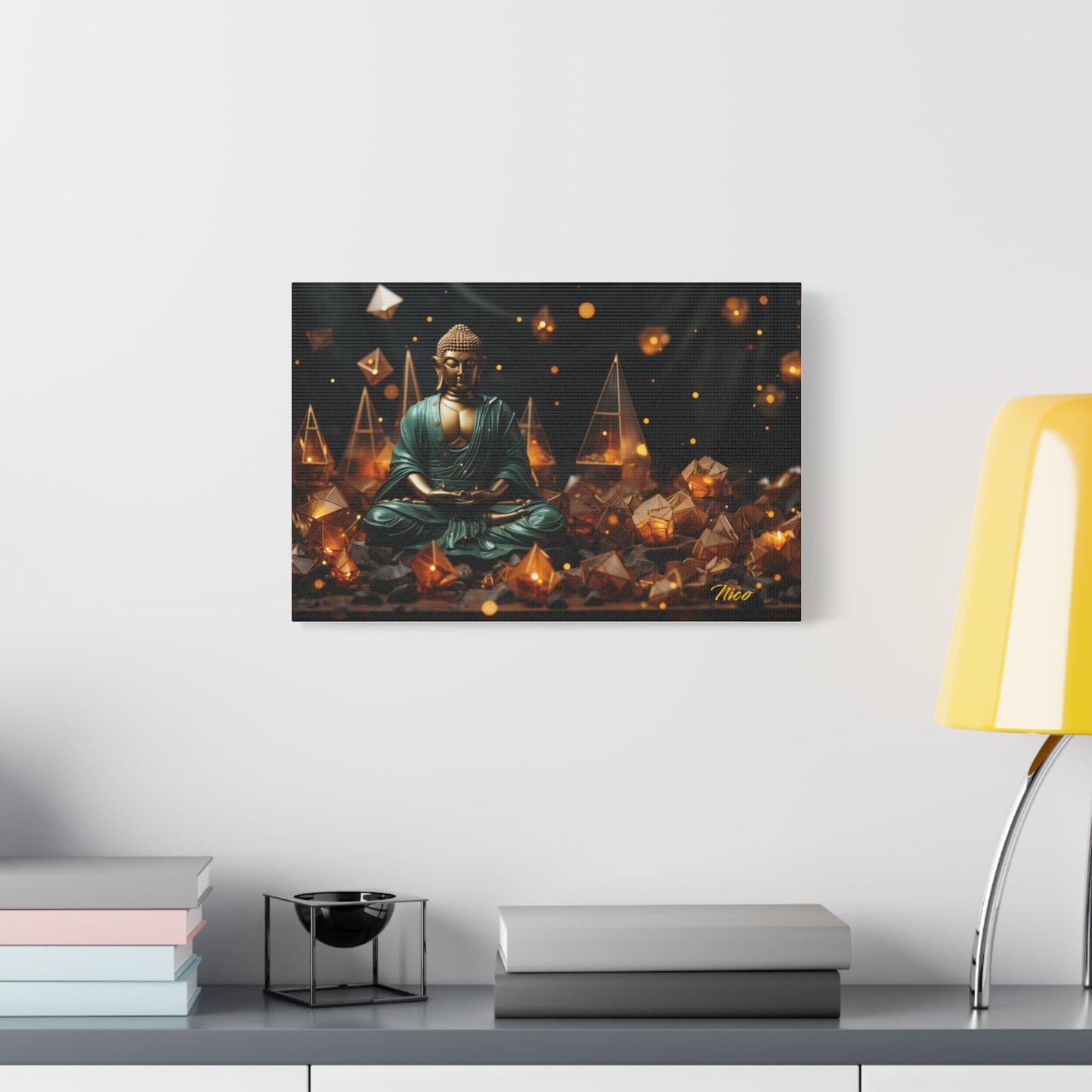 Ascending Buddha Series Print #4 - Streched Matte Canvas Print, 1.25" Thick