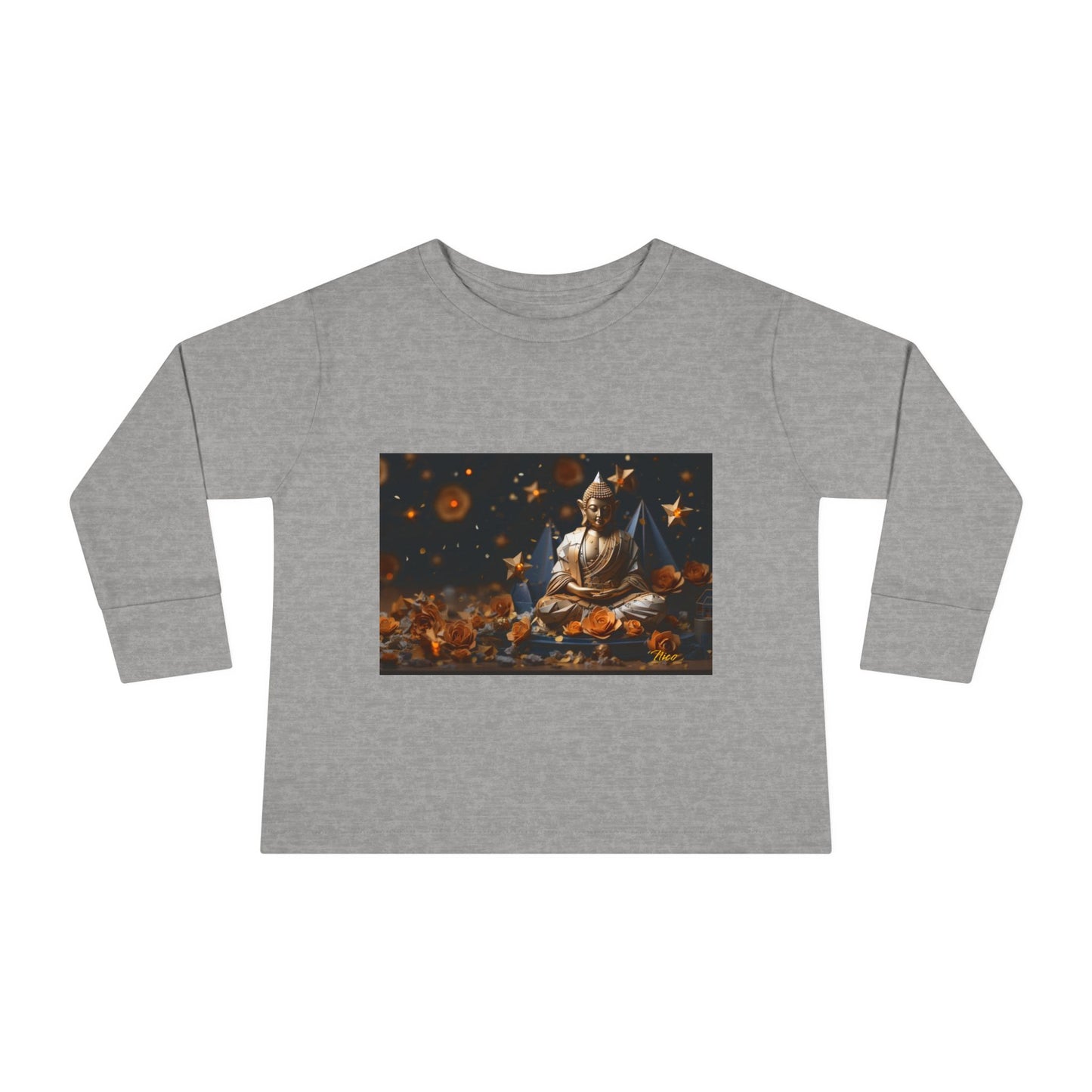 Ascending Buddha Series Print #5 Toddler Long Sleeve Tee