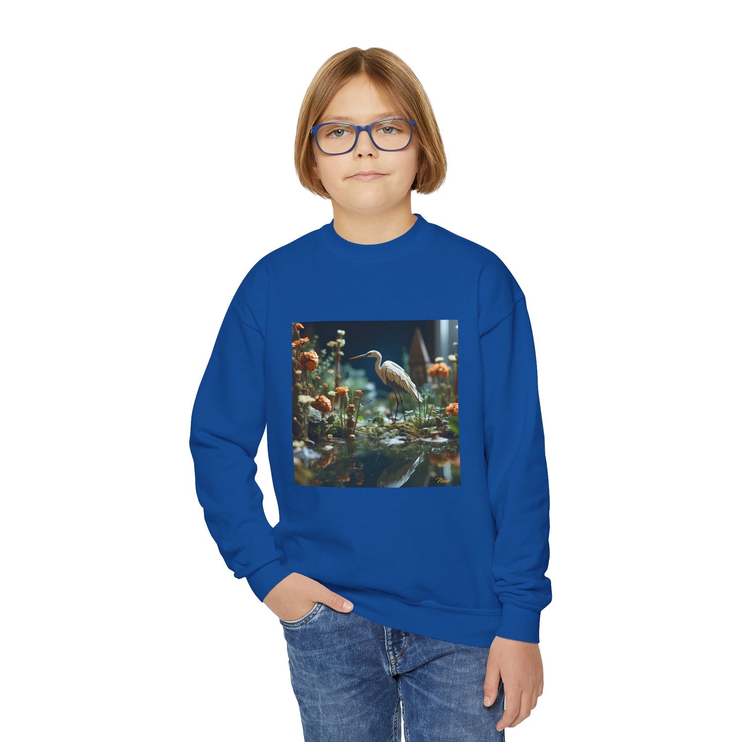 Born On A Bayou Series Print #1 Youth Crewneck Sweatshirt