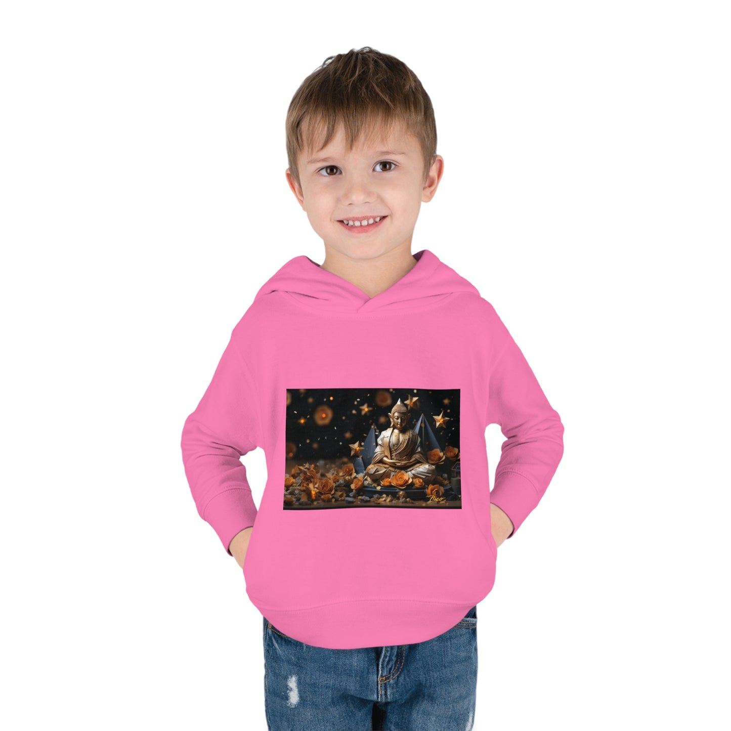 Ascending Buddah Series Print #5 Toddler Pullover Fleece Hoodie