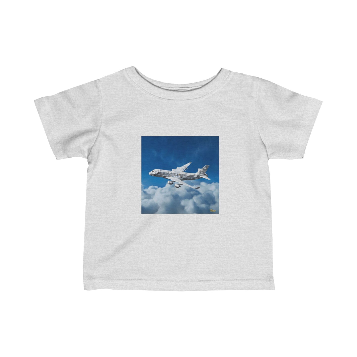 Frequent Flyer Miles Series Print #5 Infant Fine Jersey Tee