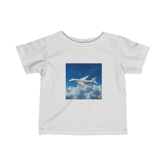 Frequent Flyer Miles Series Print #5 Infant Fine Jersey Tee