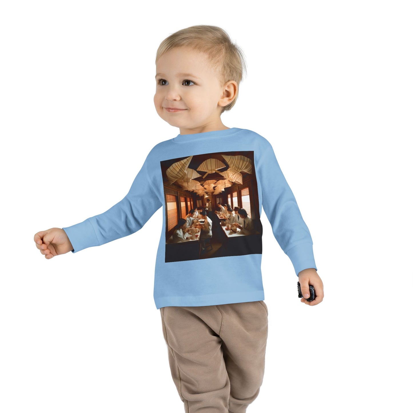 Orient Express Series Print #4 Toddler Long Sleeve Tee