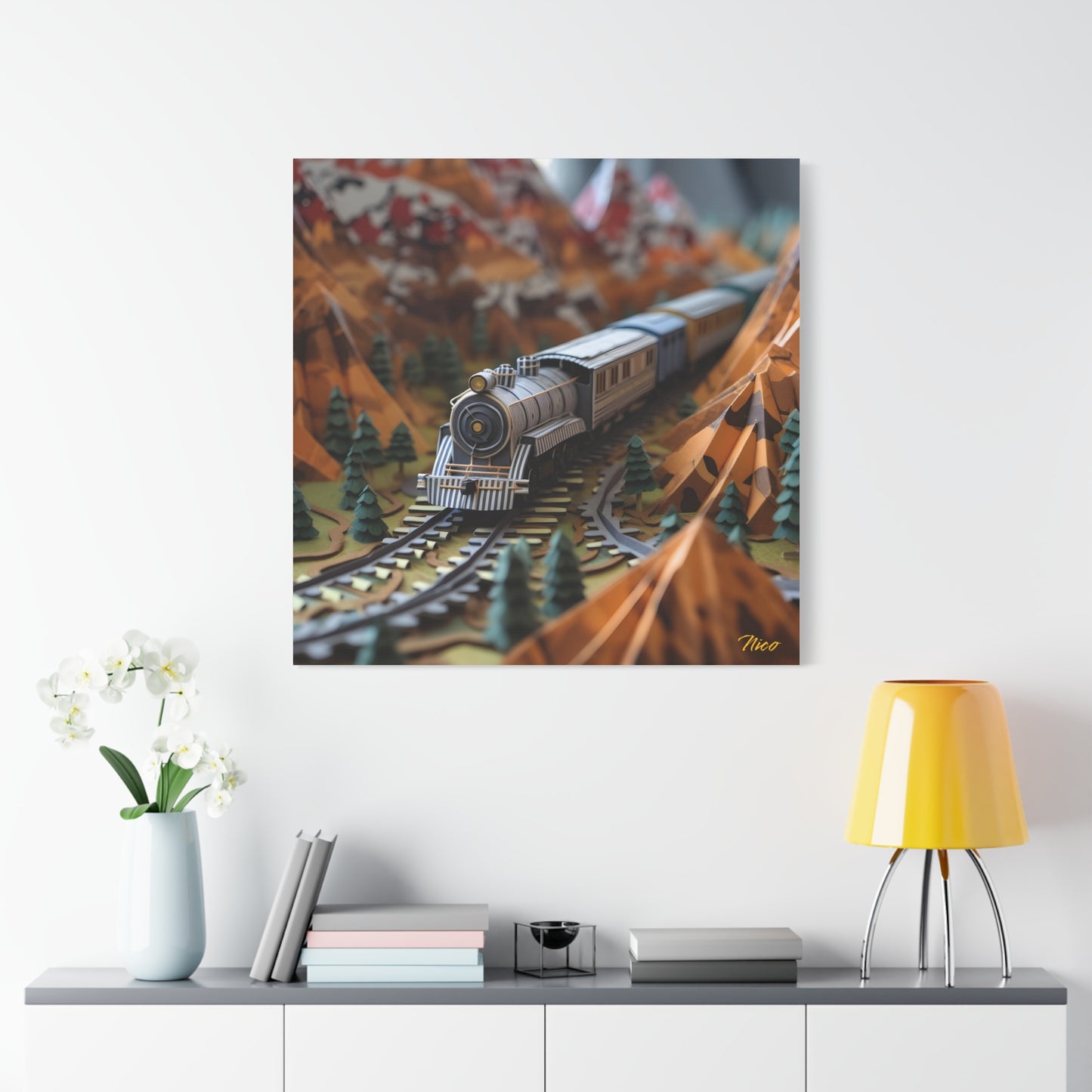 Orient Express Series Print #5 - Streched Matte Canvas Print, 1.25" Thick