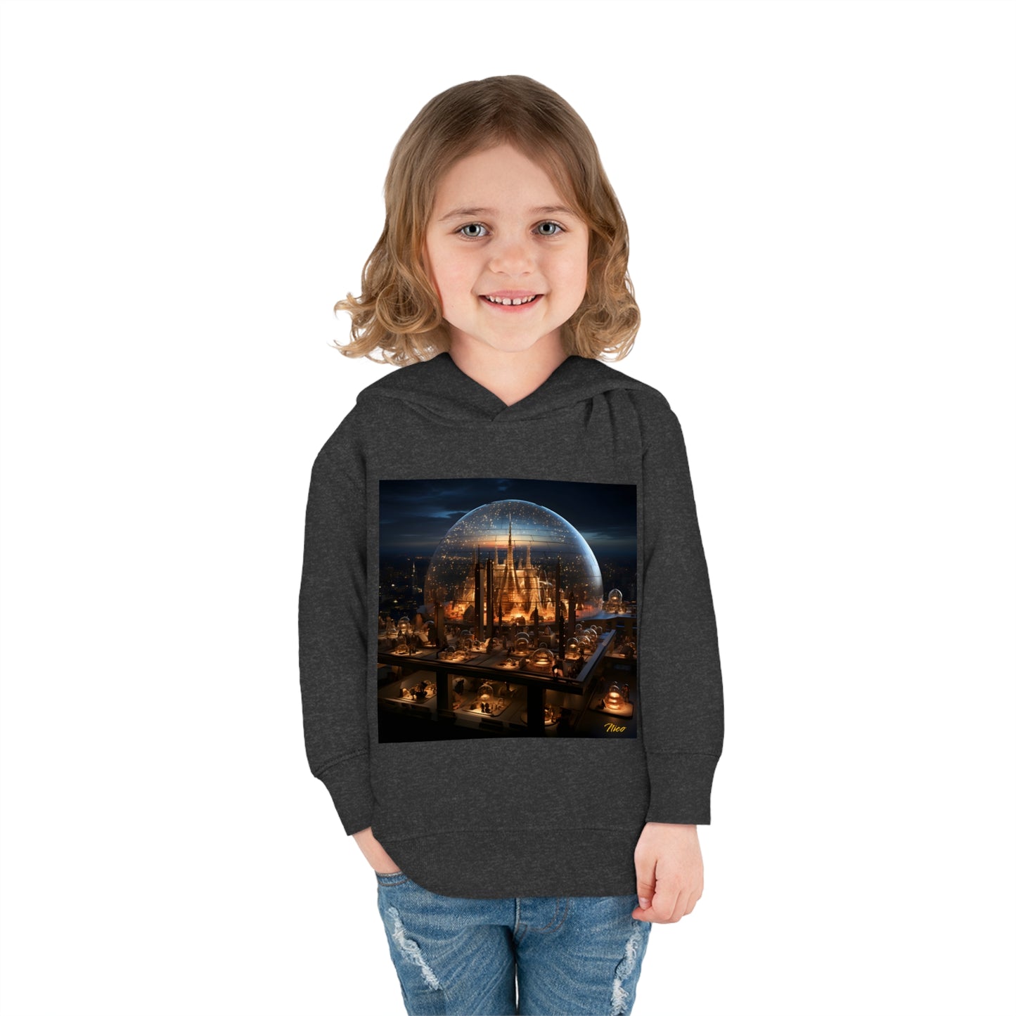 Elons' Dream Series Print #10 Toddler Pullover Fleece Hoodie