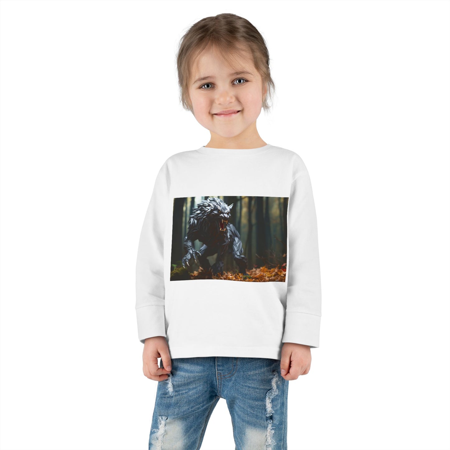 Halloween 2024 Series Print #6 Toddler Long Sleeve Tee