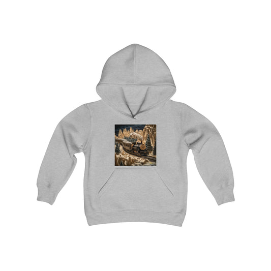 Orient Express Series Print #1 Youth Heavy Blend Hooded Sweatshirt