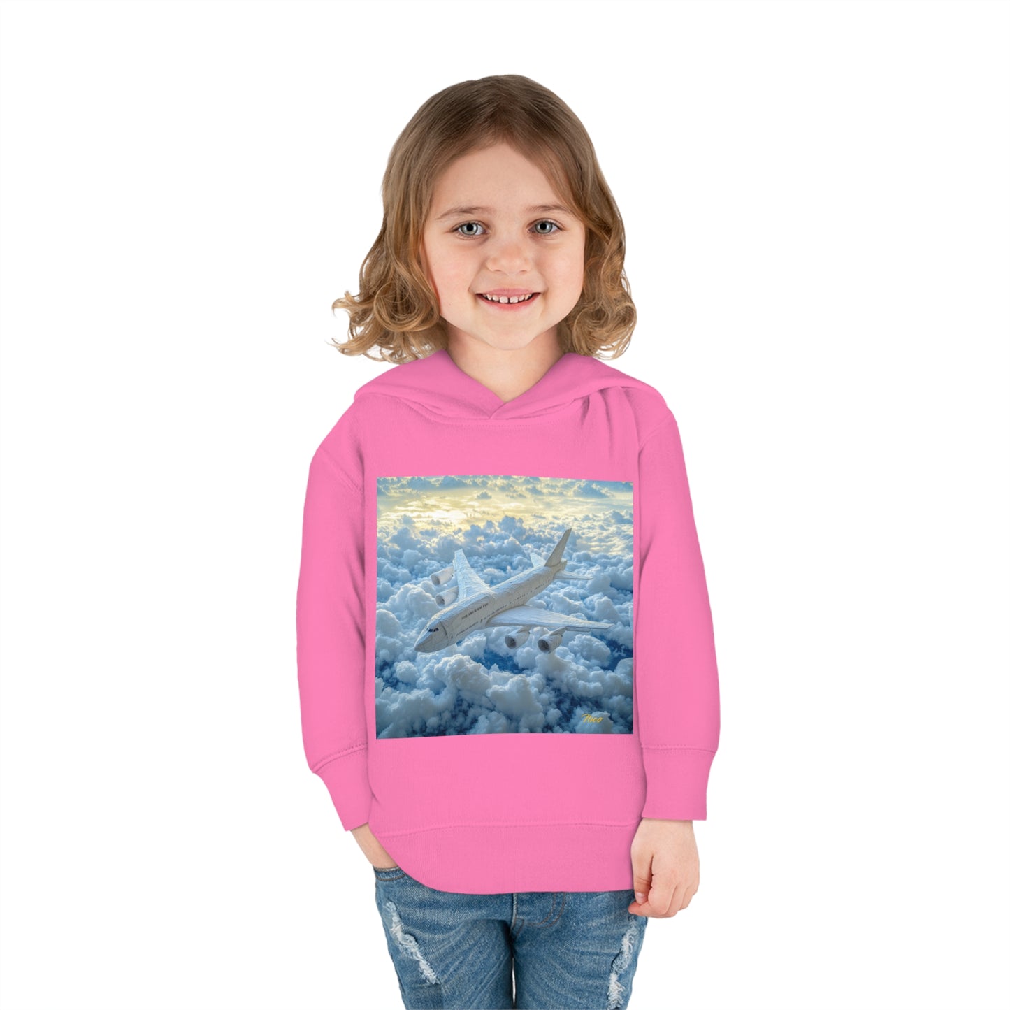 Frequent Flyer Miles Series Print #10 Toddler Pullover Fleece Hoodie