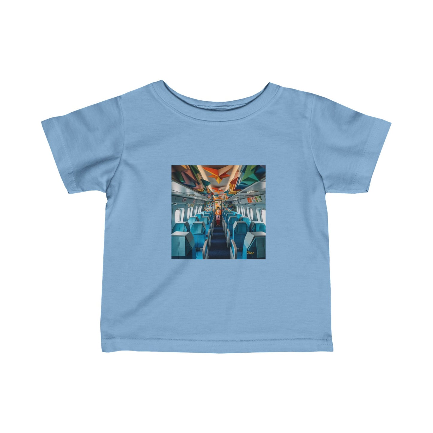 Frequent Flyer Miles Series Print #6 Infant Fine Jersey Tee