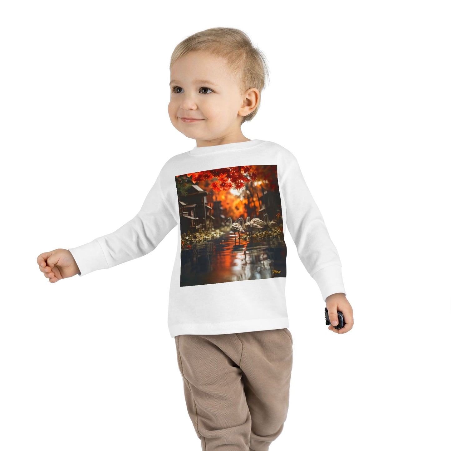 Born On A Bayou Series Print #8 Toddler Long Sleeve Tee