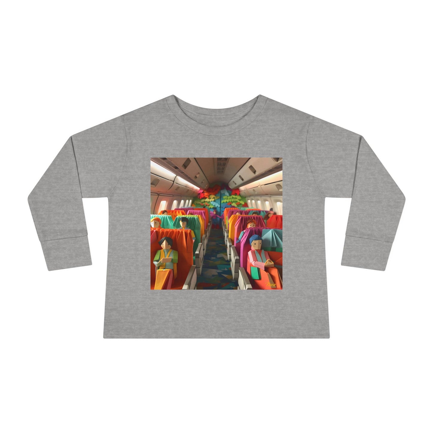 Big Ol' Jet Airliner Series Print #2 Toddler Long Sleeve Tee