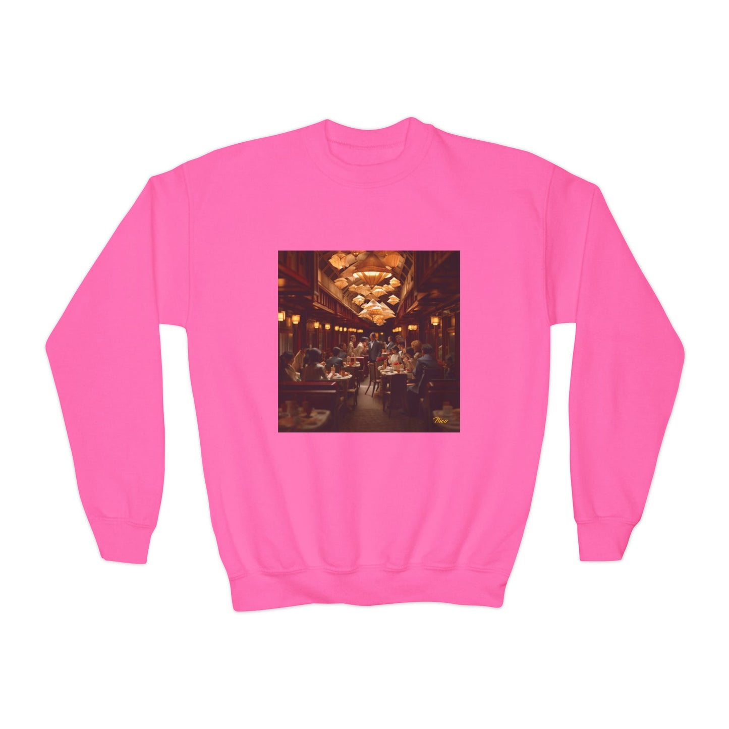 Orient Express Series Print #8 Youth Crewneck Sweatshirt