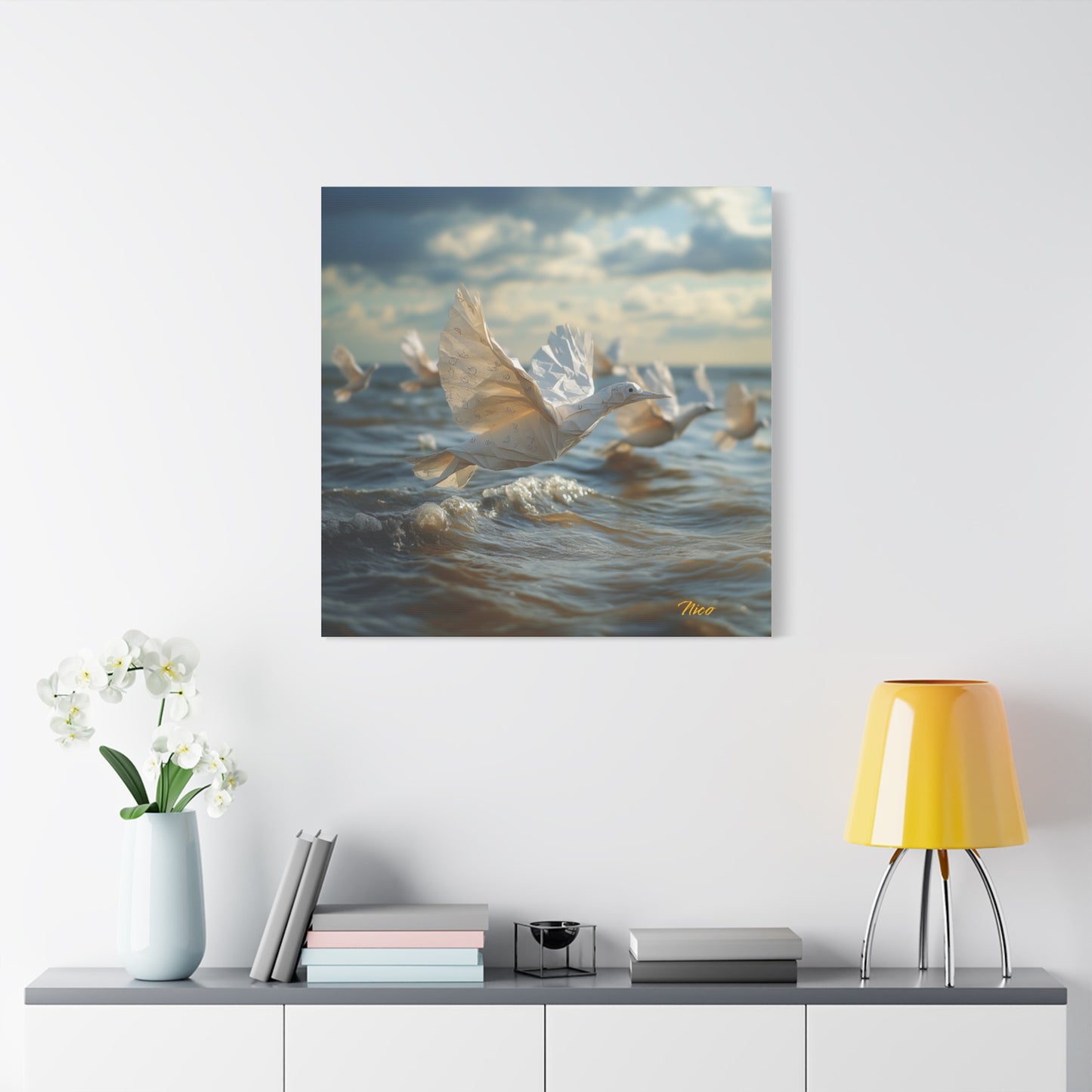 By The Seaside Series Print #8 - Streched Matte Canvas Print, 1.25" Thick