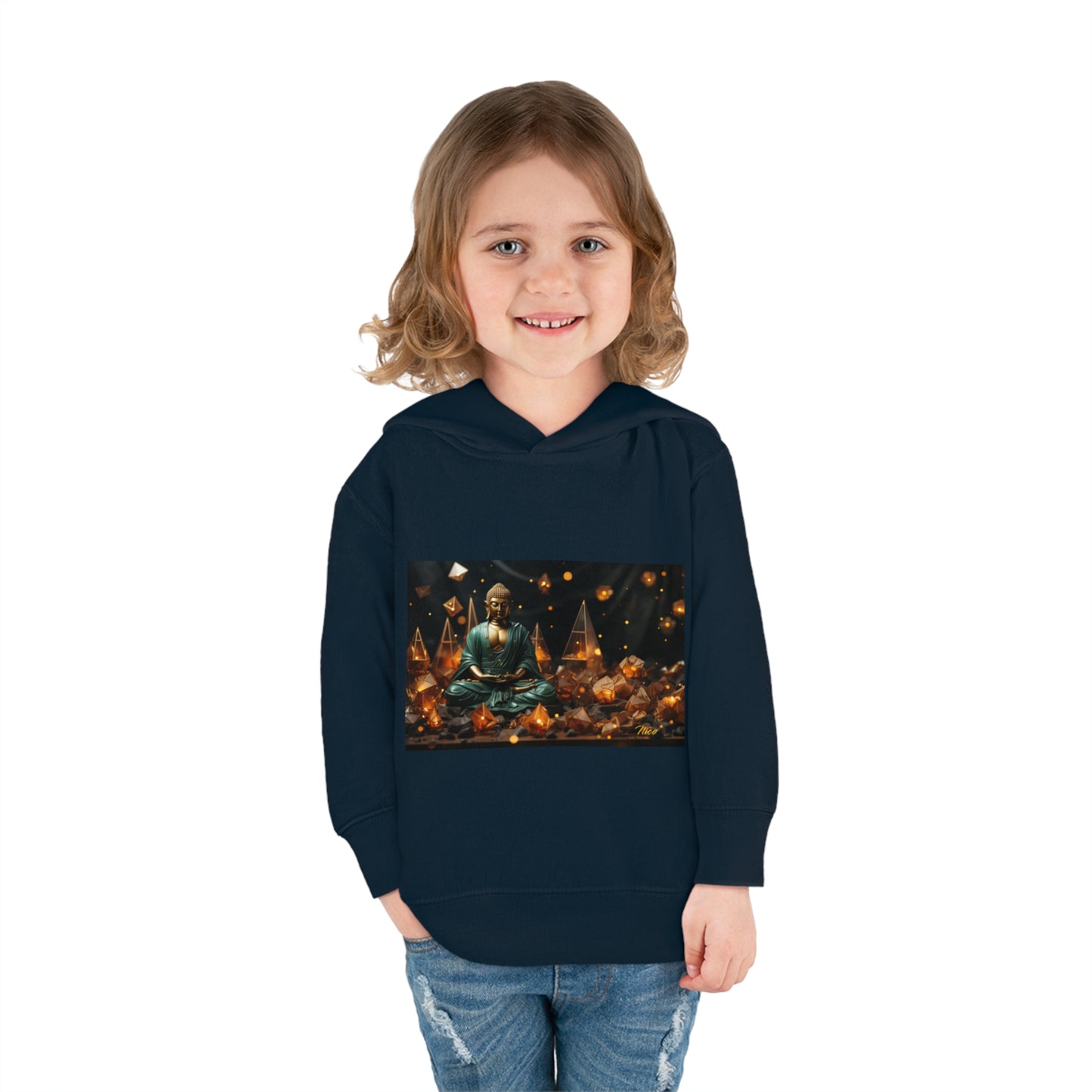 Ascending Buddah Series Print #4 Toddler Pullover Fleece Hoodie