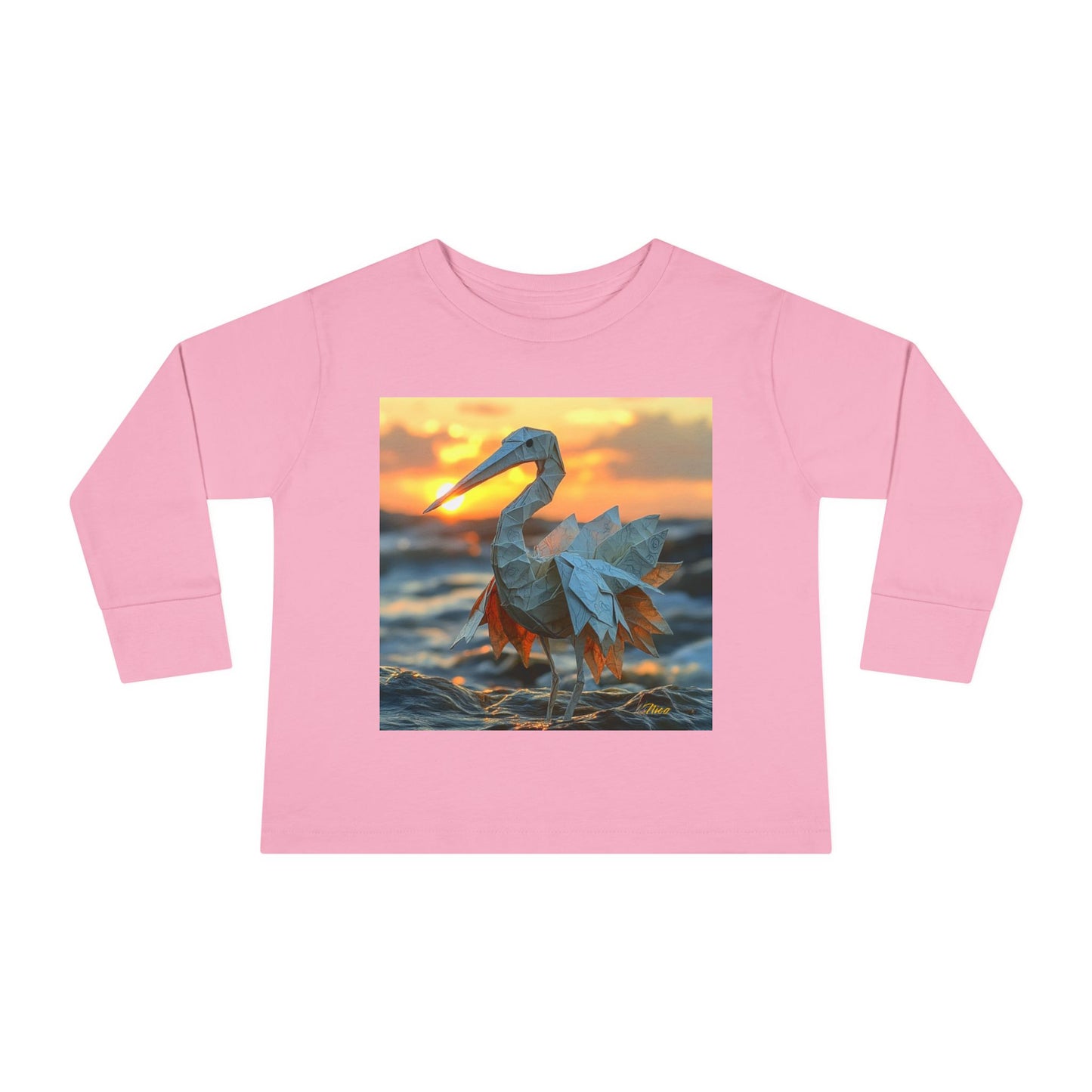 By The Seaside Series Print #1 Toddler Long Sleeve Tee