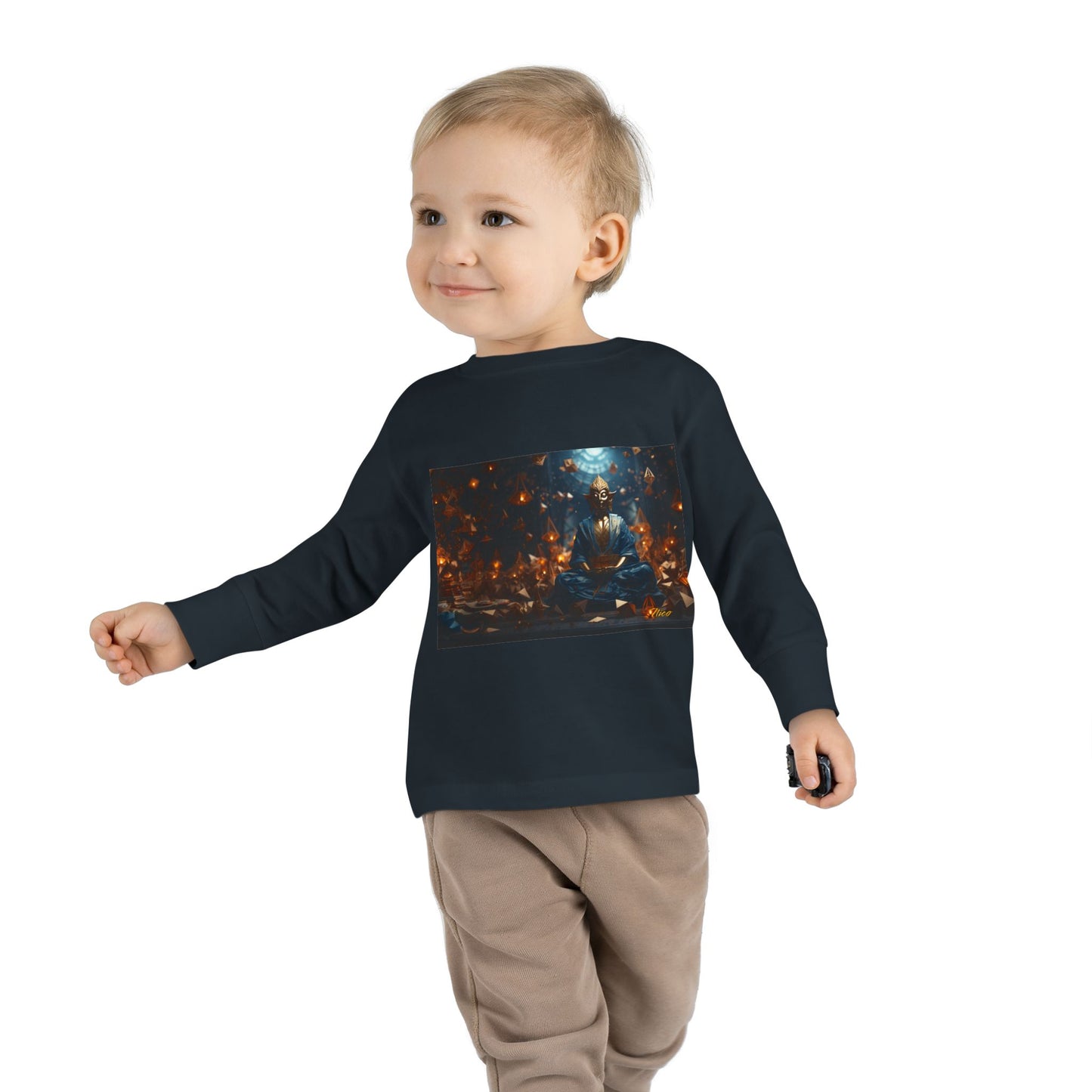 Ascending Buddha Series Print #1 Toddler Long Sleeve Tee