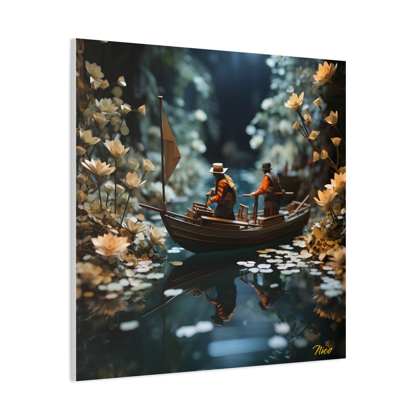 Born On A Bayou Print #10 - Streached Matte Canvas Print, 1.25" Thick