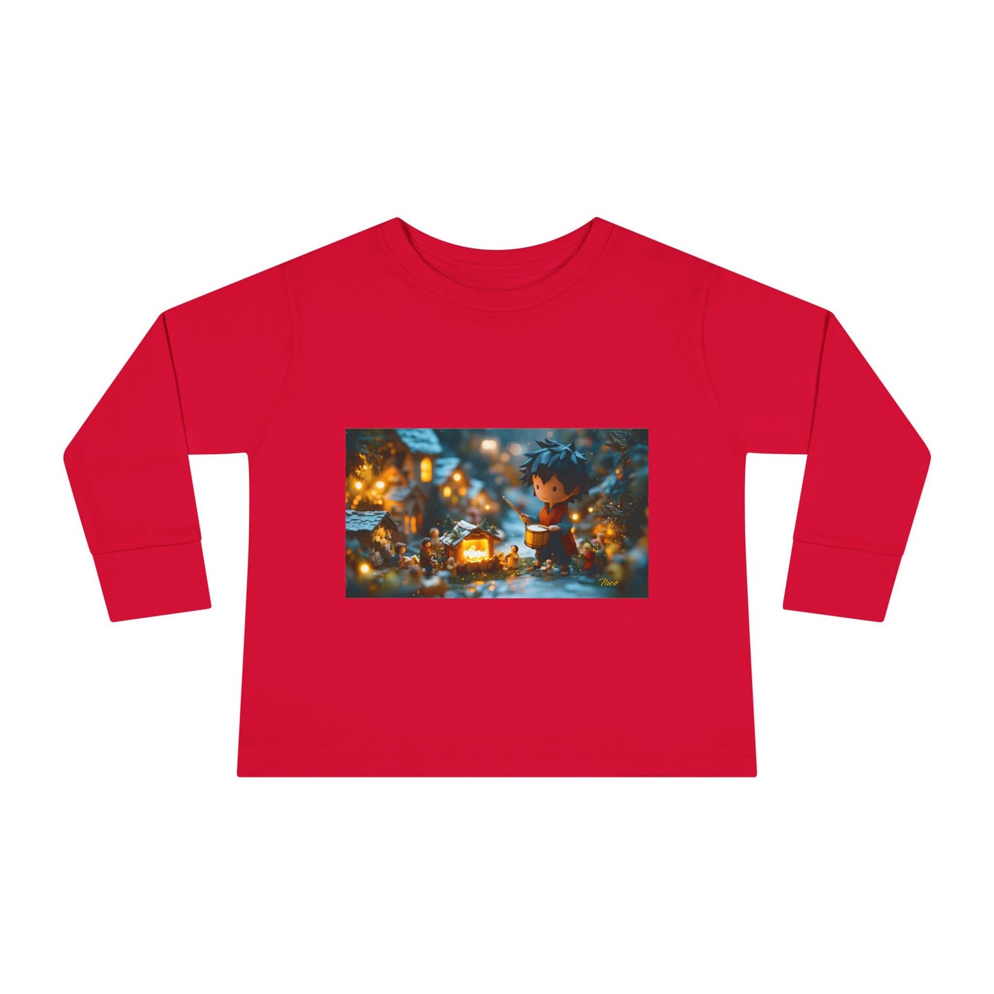 Chirstmas 2024 Series Print #8 Toddler Long Sleeve Tee