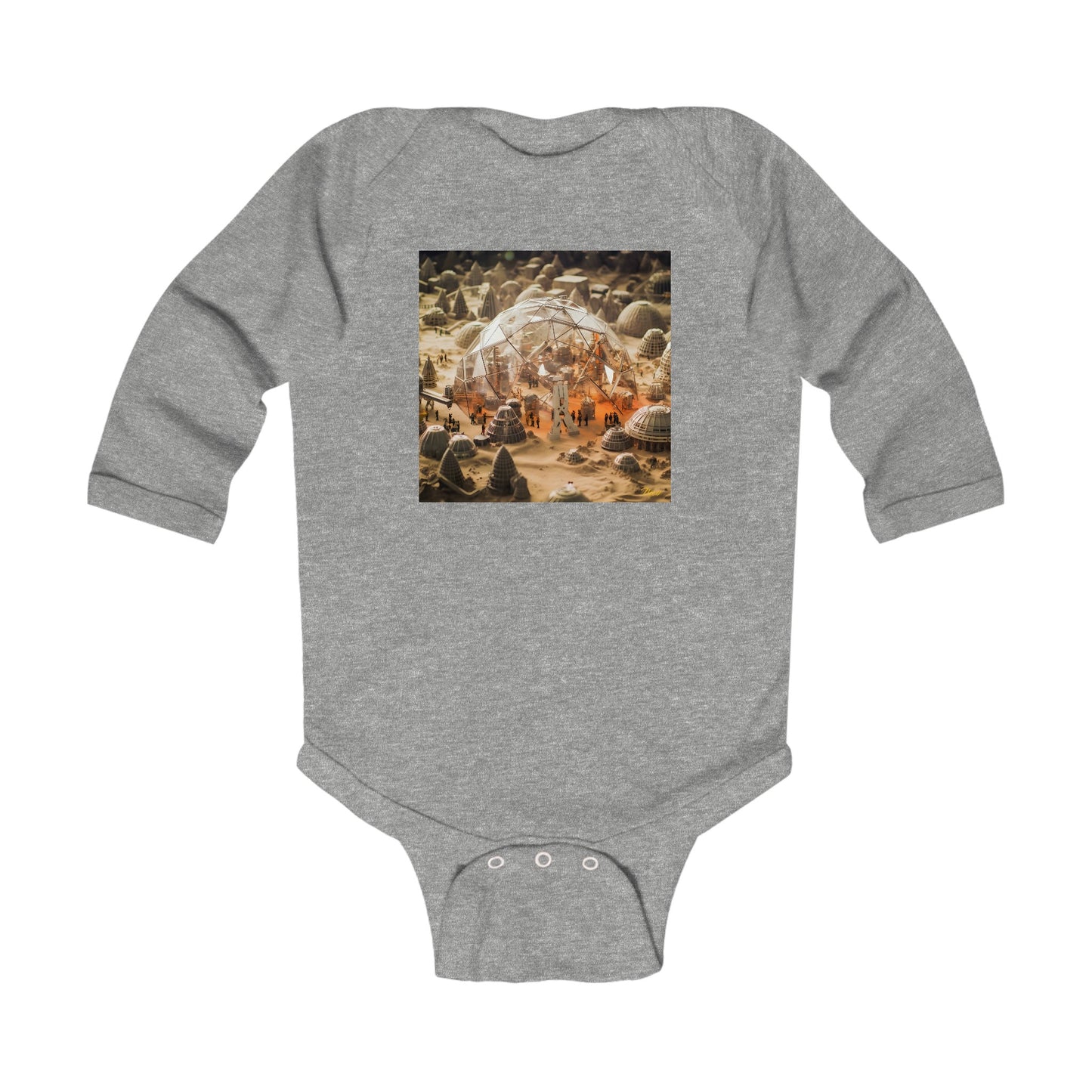 Elons' Dream Series Print #9 Infant Long Sleeve Bodysuit